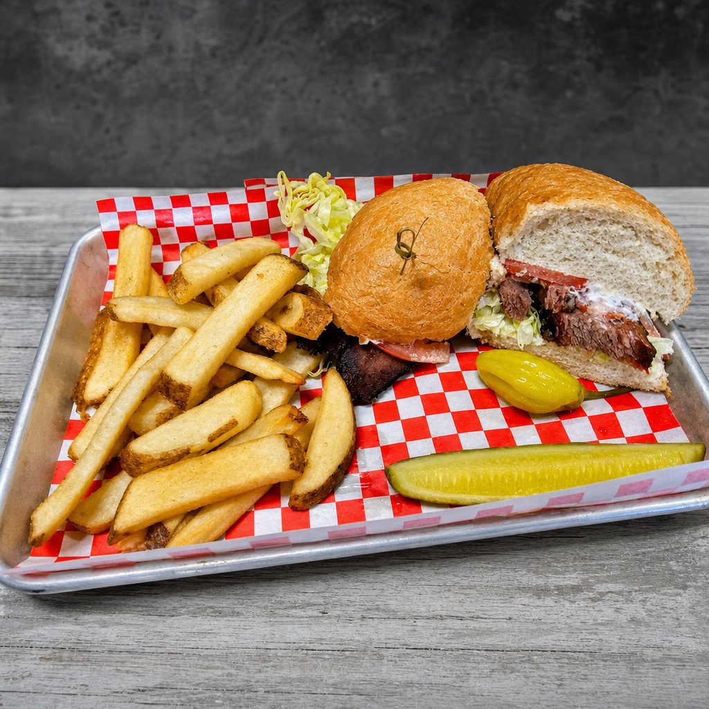 Smoked Brisket Po'boy.