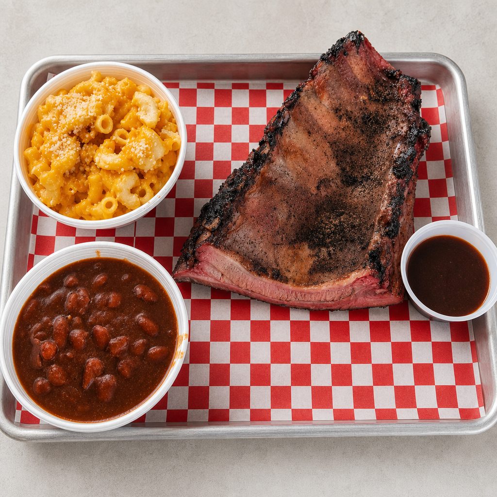 BBQ Plate: 1 Item Combo.